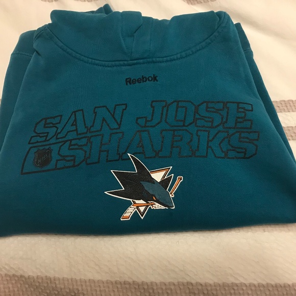 Reebok NHL San Jose Sharks Hoodie - authentic apparel - Picture 9 of 9
